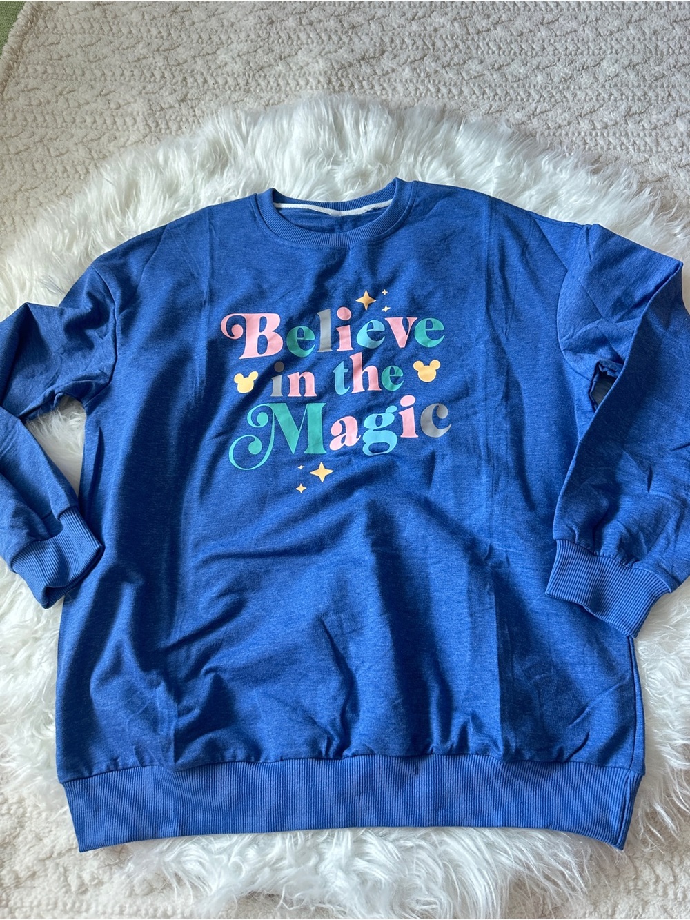 Believe in the Magic Blue Sweatshirt
